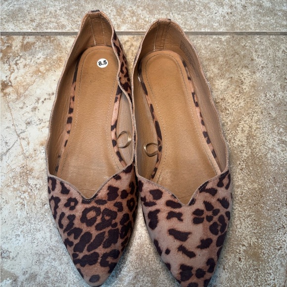 Report Leopard Print Pointed Flats - Picture 2 of 6